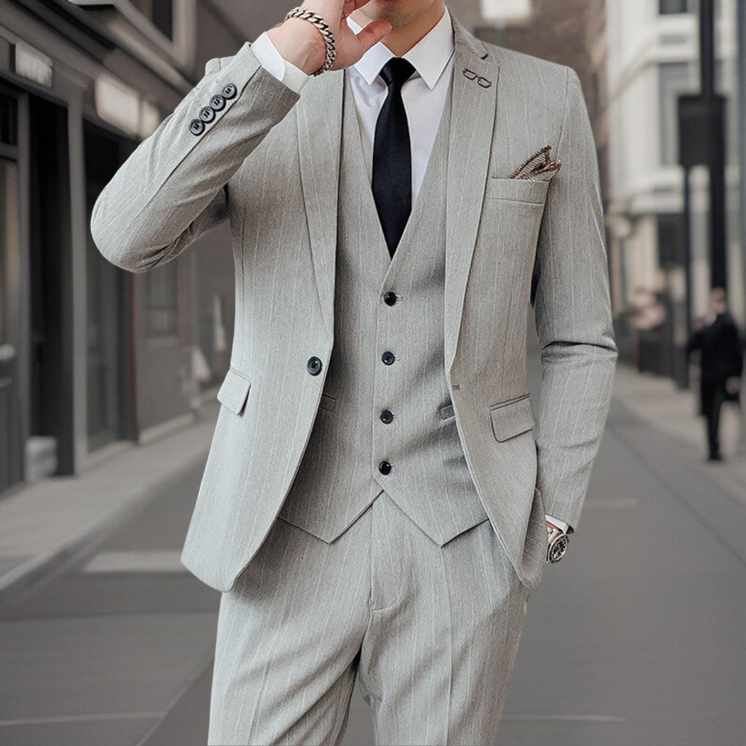 Traje Hombre Clásico Tres Piezas