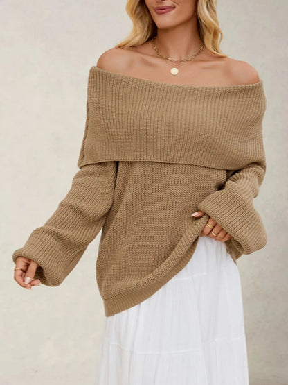 Sudadera Elegante Manga Larga Cuello Alto