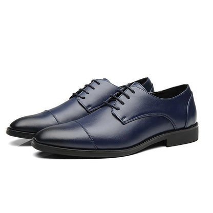 Zapatos Hombre de Piel Clásicos con Cordon