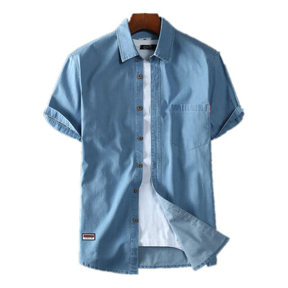 Camisa cowboy manga corta estilo vaquero