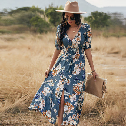 Vestido Playa Florales Verano