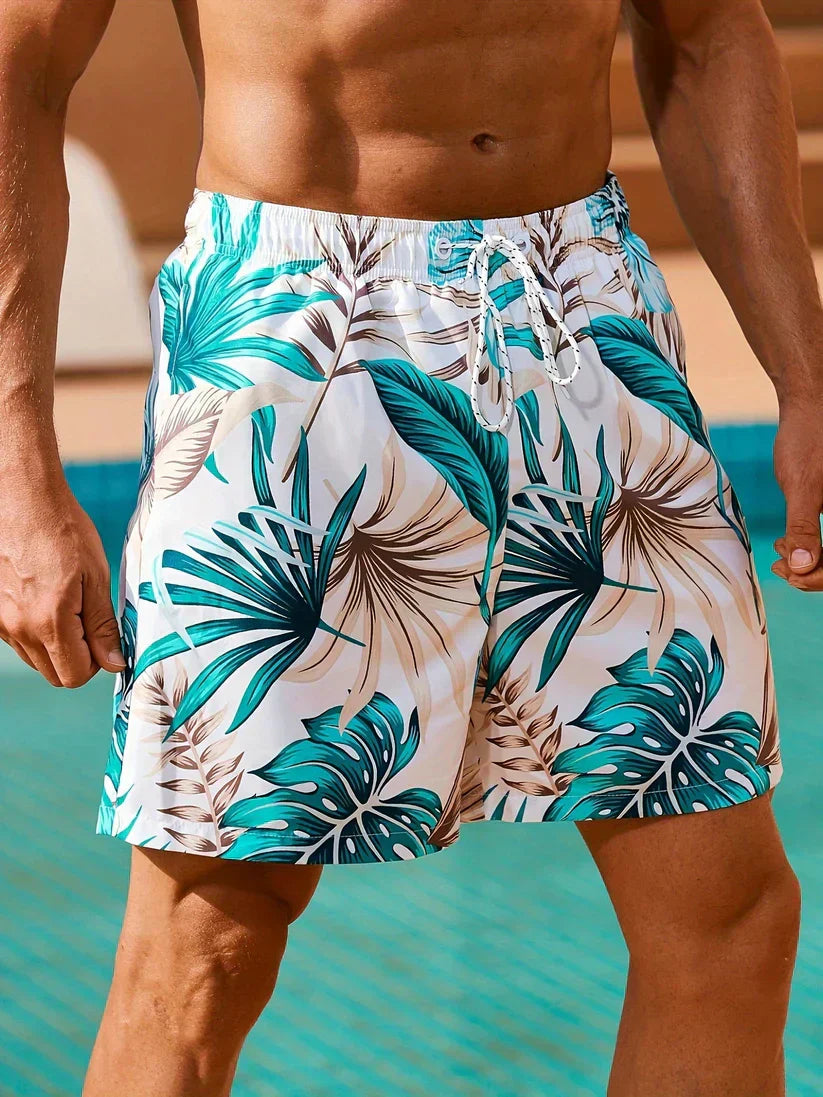 Bañador de playa estampado colorido - Vestiria