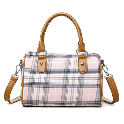 Bolso Bandolera Mujer Estampado Escocés