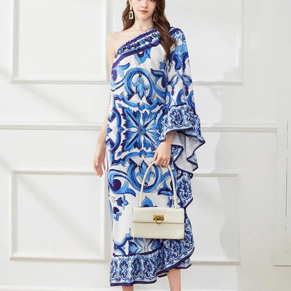 Vestido Midi Asimétrico Elegante