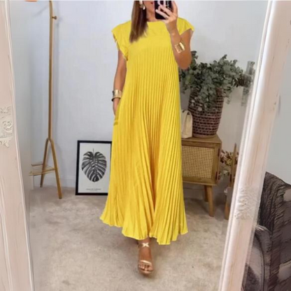 Vestido Plisado Ligero y Alegre