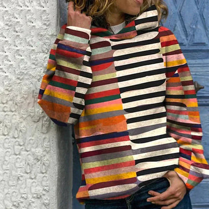 Sudadera Colorida Mujer Capucha