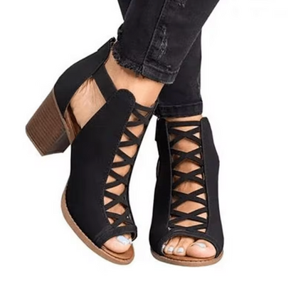 Sandalias de Verano con Cintas Románticas