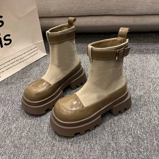 Botas Altas con Plataforma Mujer - Vestiria