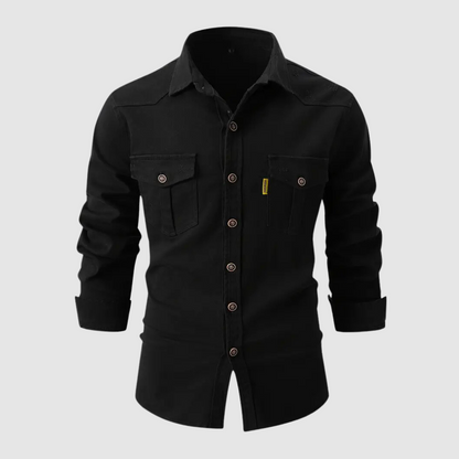 Camisa Hombre Manga Larga Cazadora