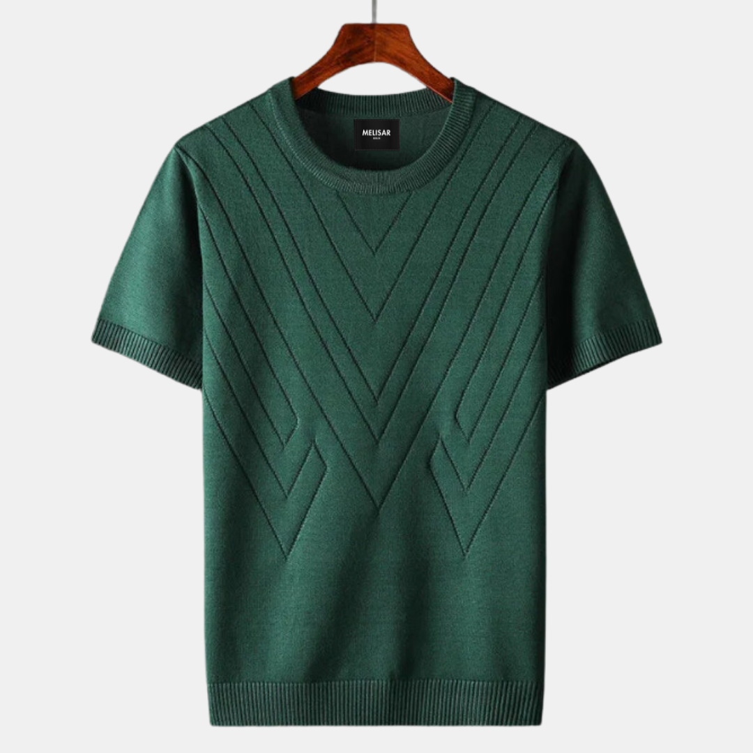 Camiseta Hombre Clásica Cuello Redondo