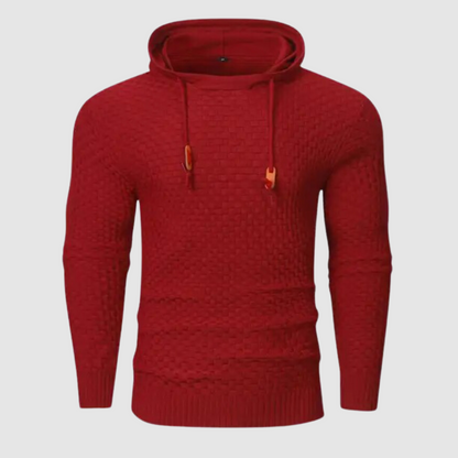 Sudadera Hombre Capucha Cuello Alto