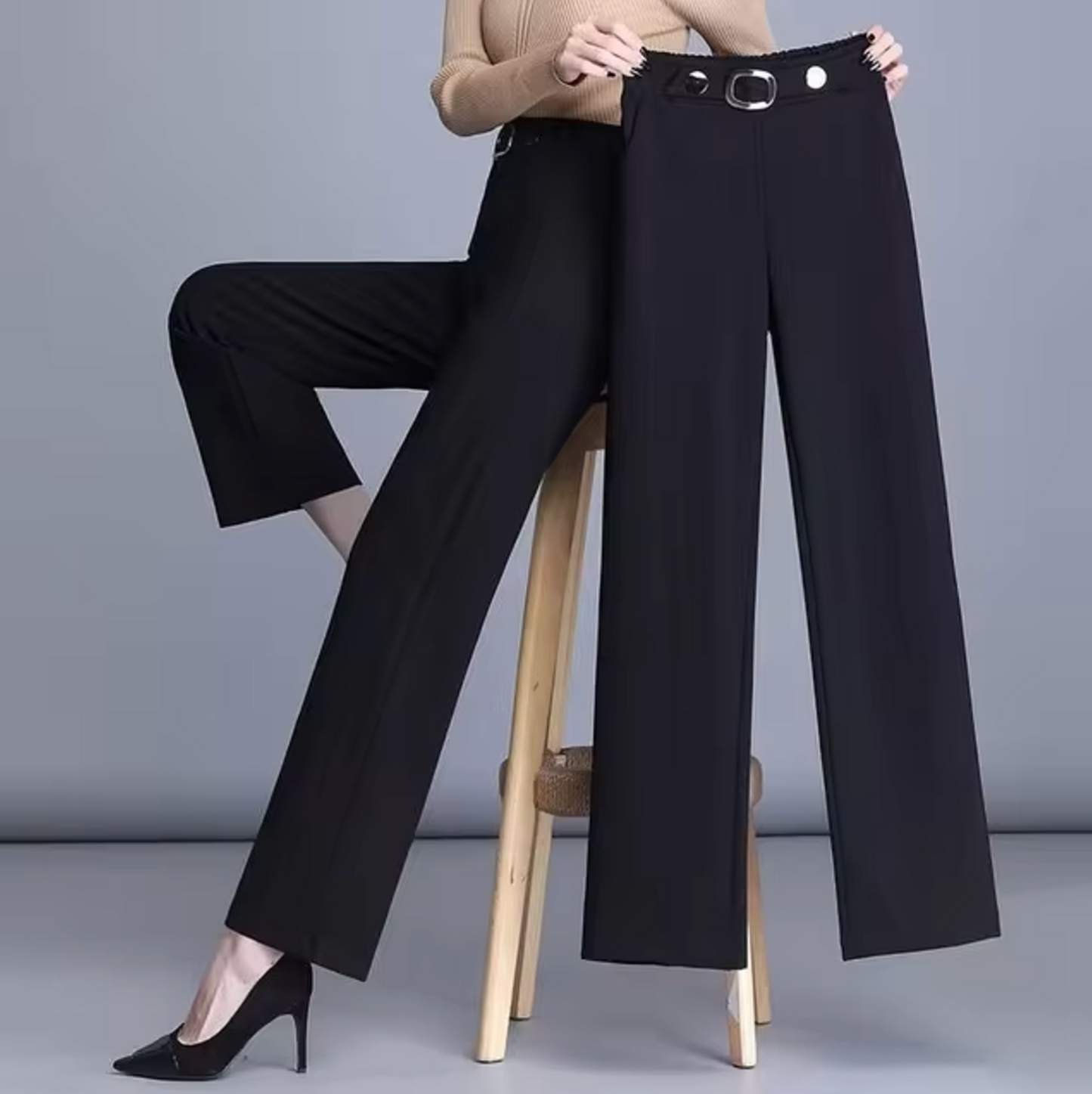 Pantalones Mujer Rectos y Amplios - Vestiria