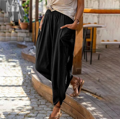 Pantalones Ligeros de Algodón Verano