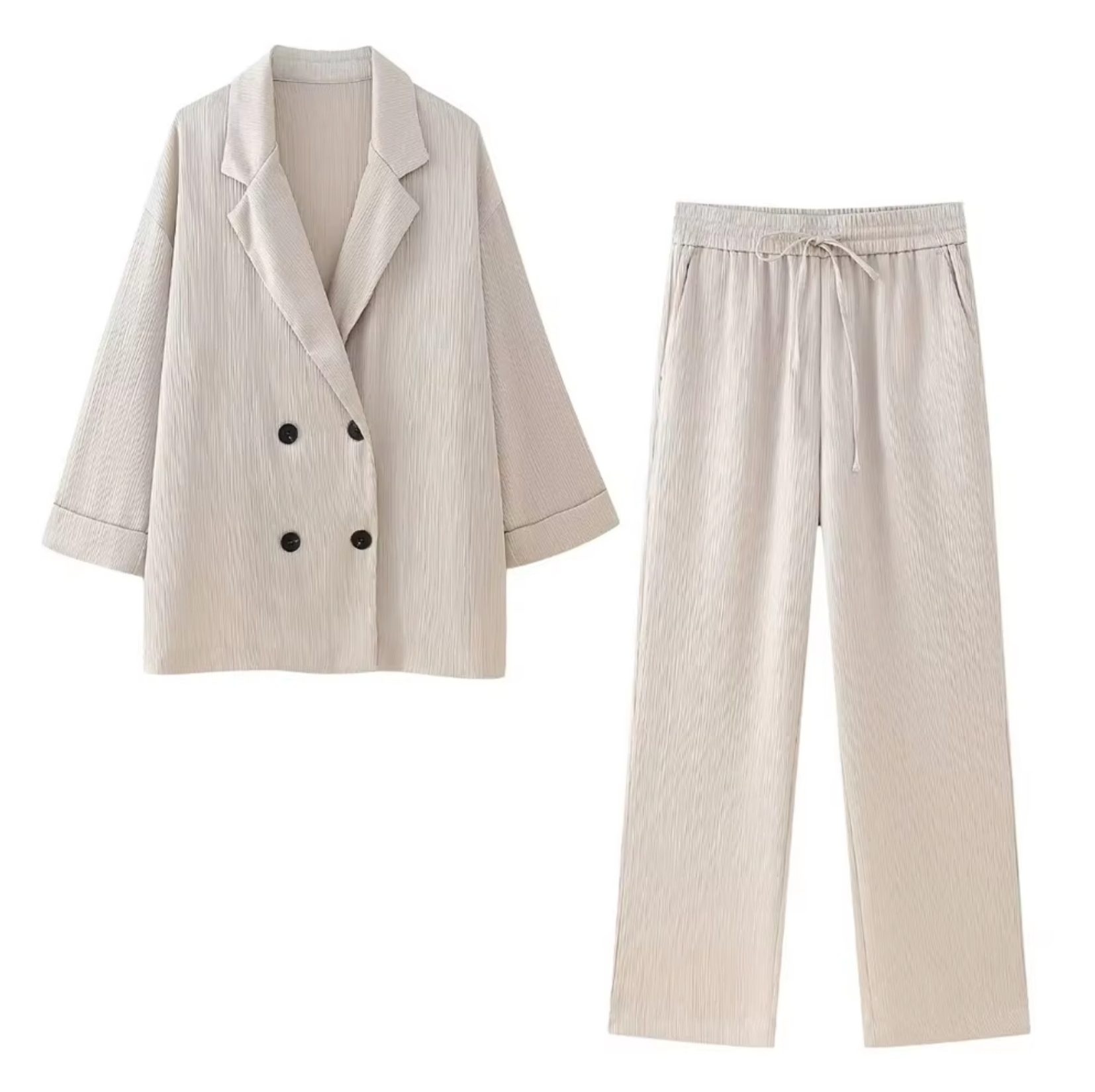 Chaquetón y Pantalón Mujer Elegante Invierno - Vestiria