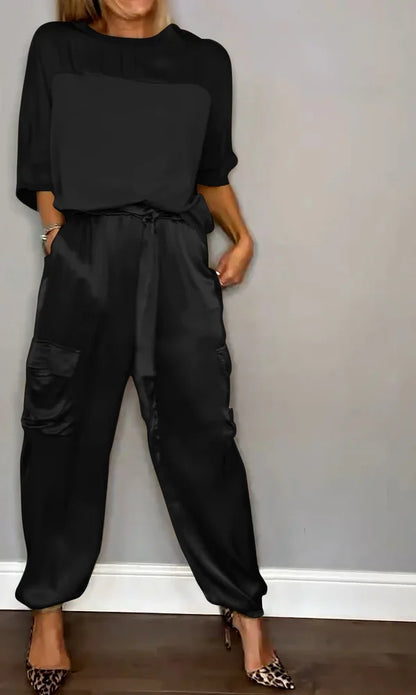 Conjunto Satín Seductor Mujer