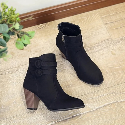 Botas Mujer Tacón Alto con Cintas Elegantes