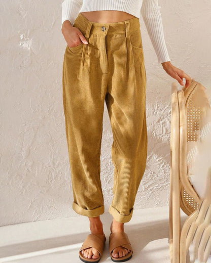 Pantalón Pana Alto Cálido