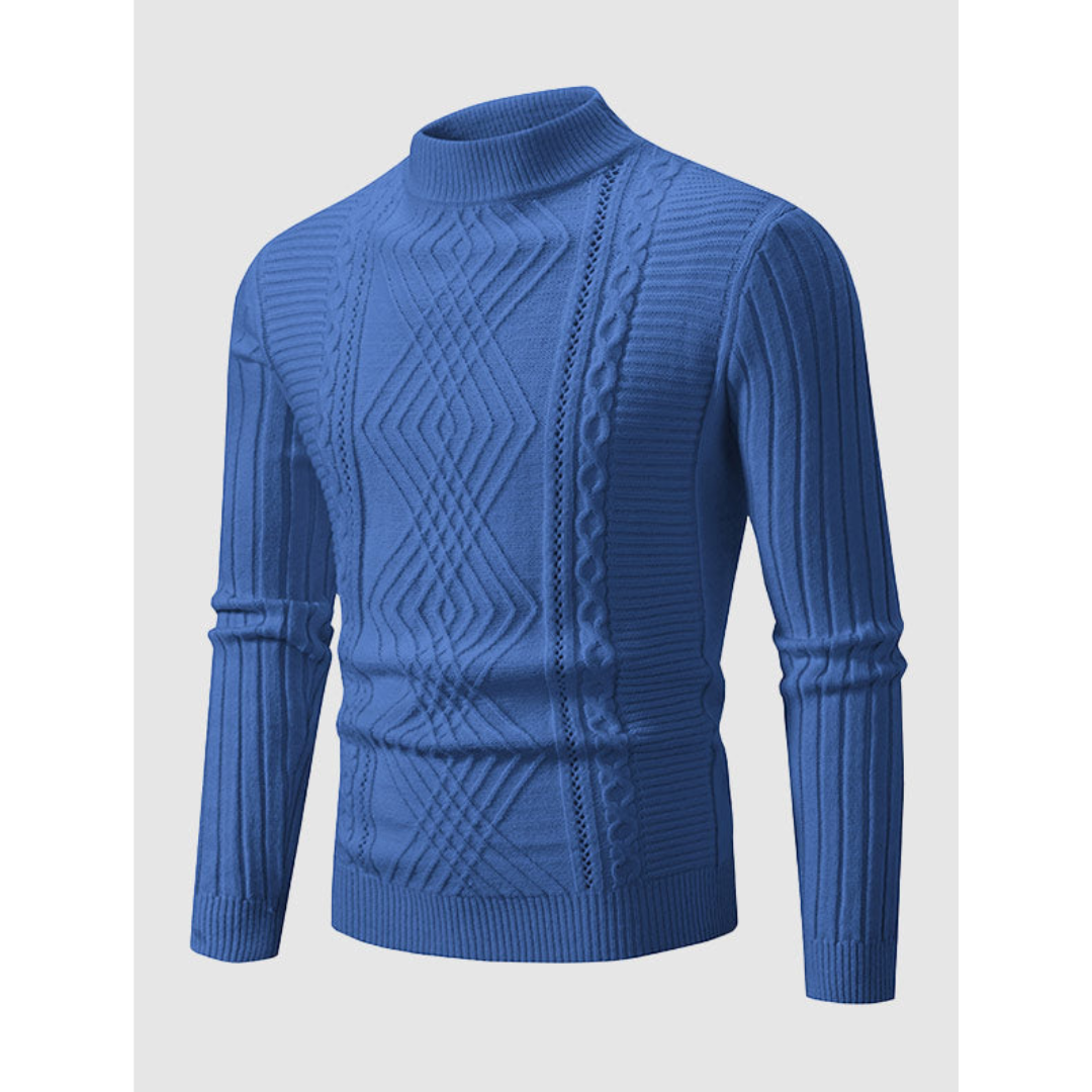 Jersey de punto clásico para hombre