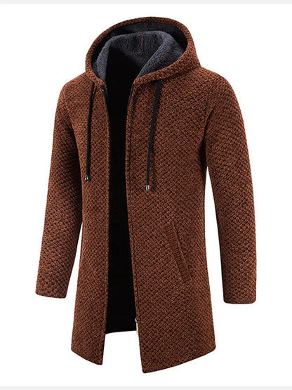Chaqueta Polar Hombre Capucha Cremallera