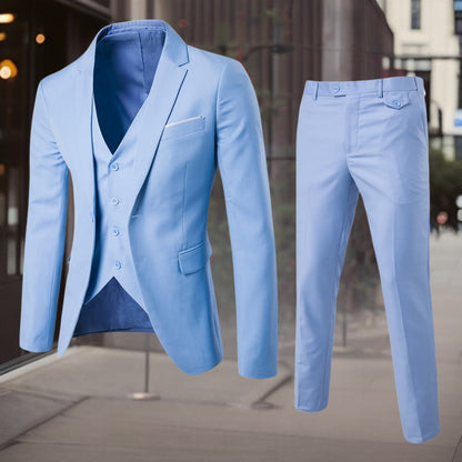 Trajes Slim Clásicos 3 Piezas Elegantes