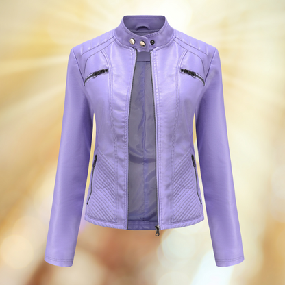 Chaquetilla Cuero Mujer Entretiempo Elegante