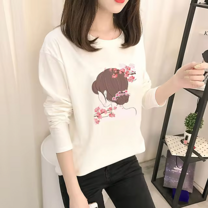 Camisa Mujer Algodón Blanco Elegante
