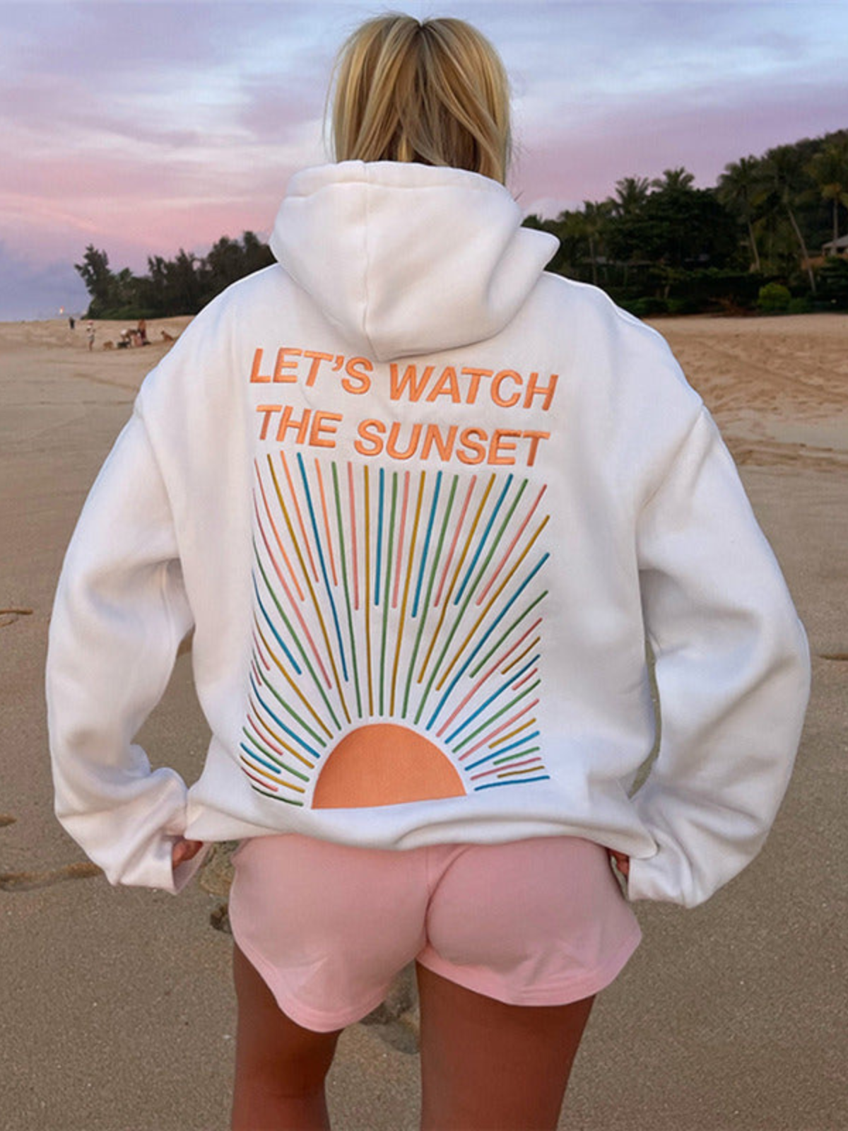 Sudadera Capucha Mujer Suave Atardecer
