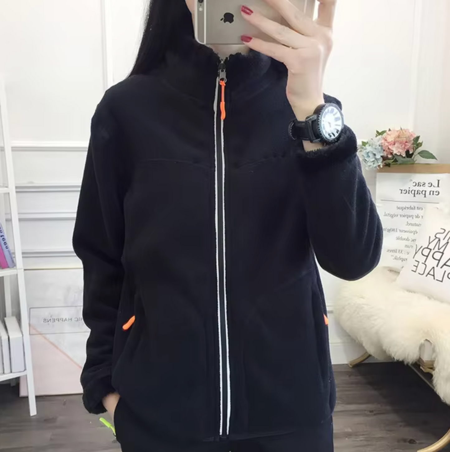 Chaqueta Polar Reversible Única