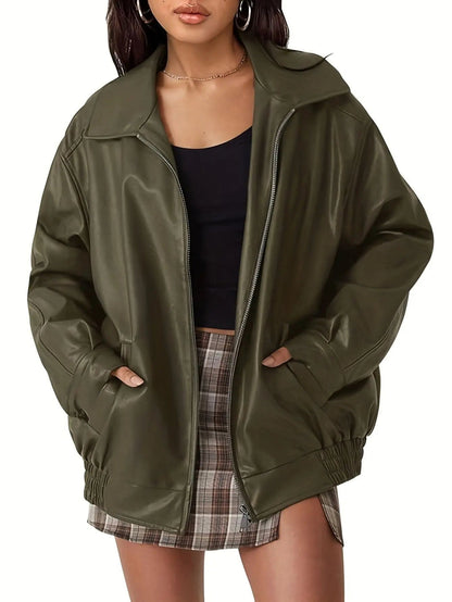 Chaqueta Mujer Invierno Oversize Clásica