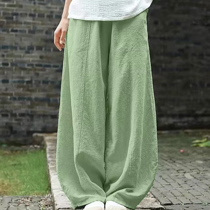 Pantalón Lino Suave y Amplio