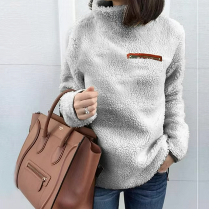 Sudadera Cuello Alto Felpa Suave