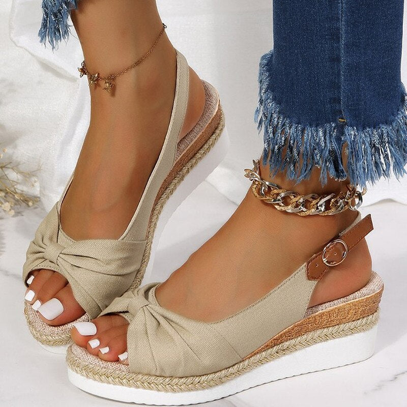 Sandalias de mujer cómodas con soporte de arco