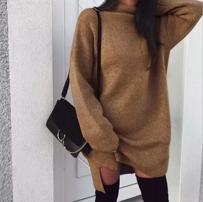 Vestido Invierno Mujer Abultado Cálido