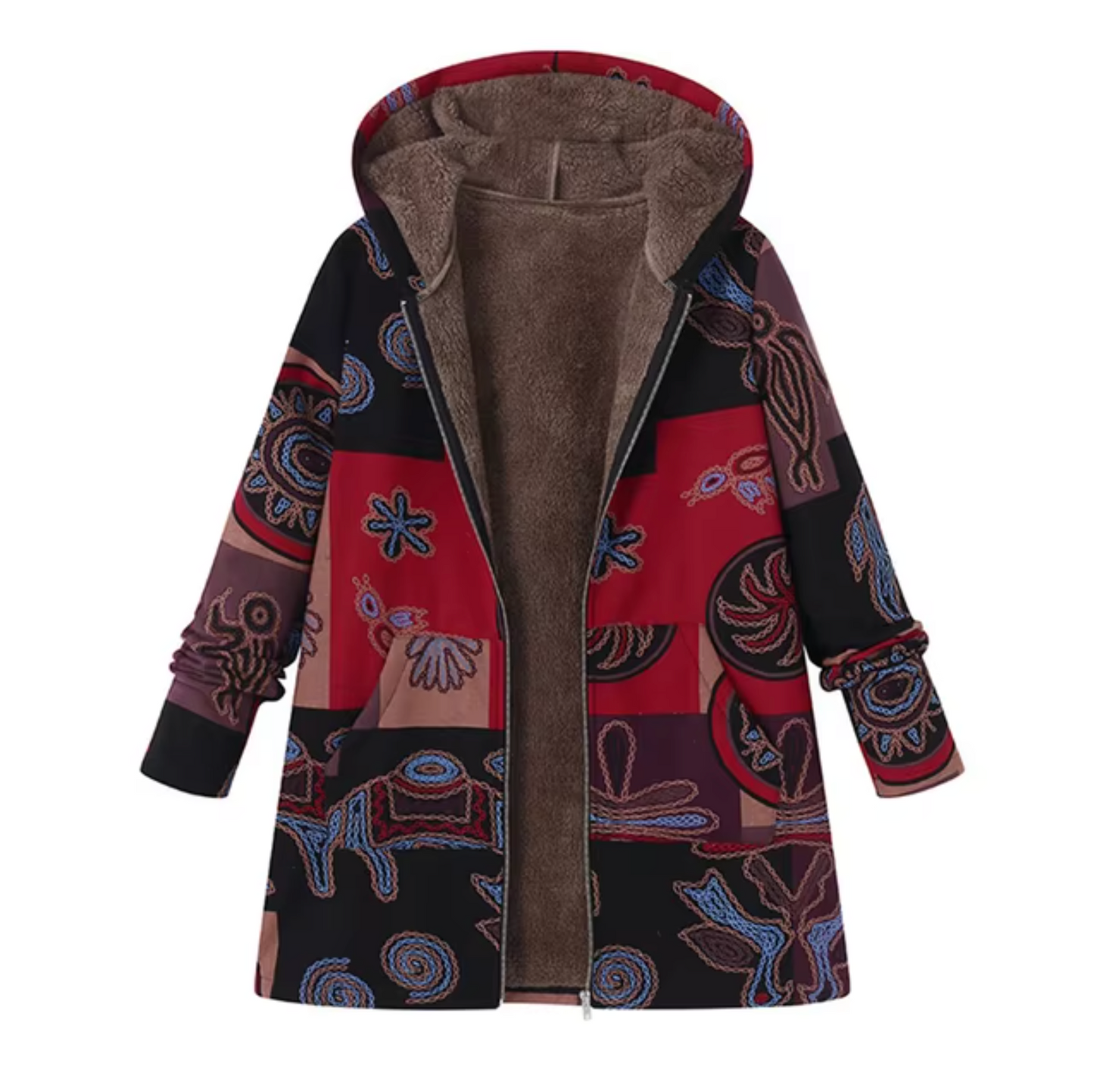 Chaqueta Invierno Acogedora con Capucha