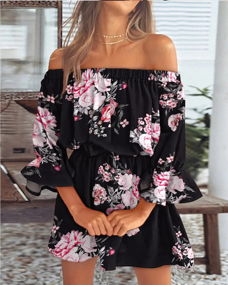 Vestido Boho Sin Mangas Floral Verano - Vestiria