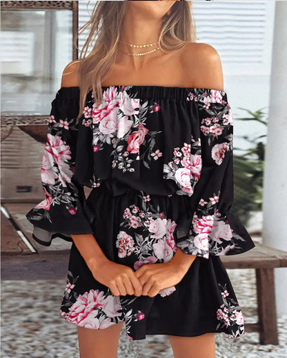 Vestido Boho Sin Mangas Floral Verano - Vestiria