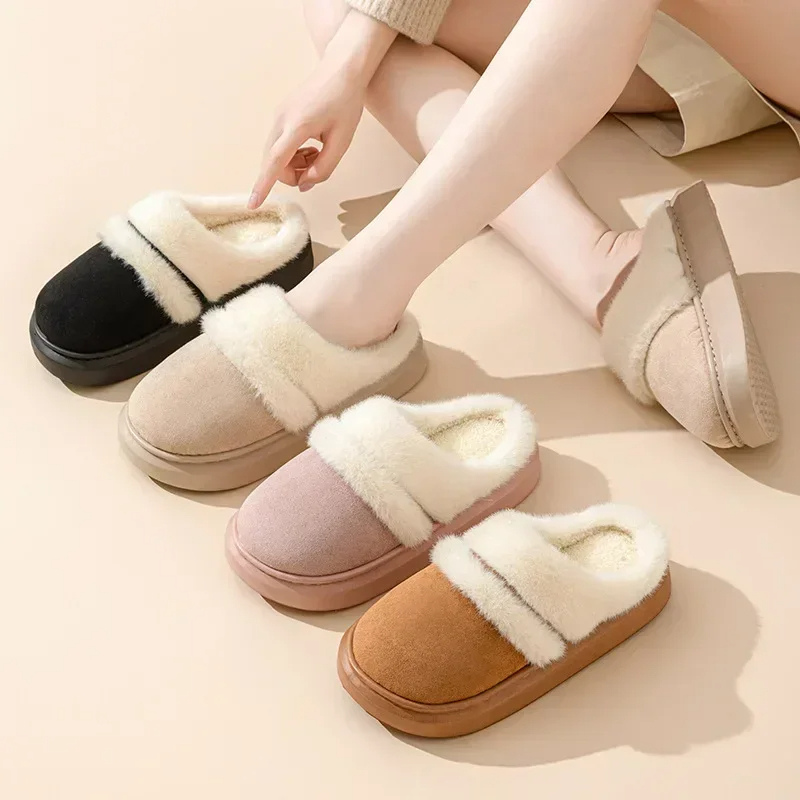 Pantuflas Mujer Suaves y Calientes Peluche - Vestiria