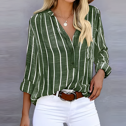 Blusa de rayas moda mujer