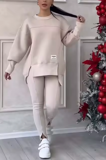 Conjunto de punto cómodo mujer