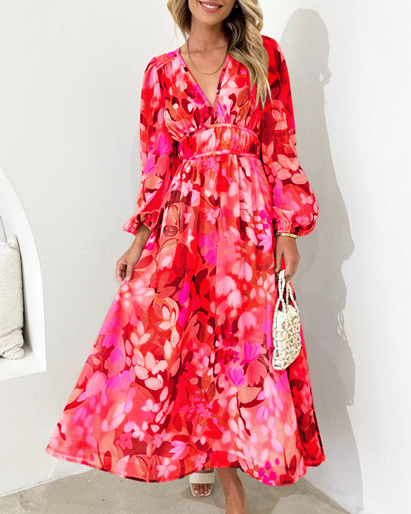 Vestido Florales Estilo Boho Chic