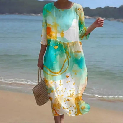 Vestido Floral Estilo Boho para Mujer