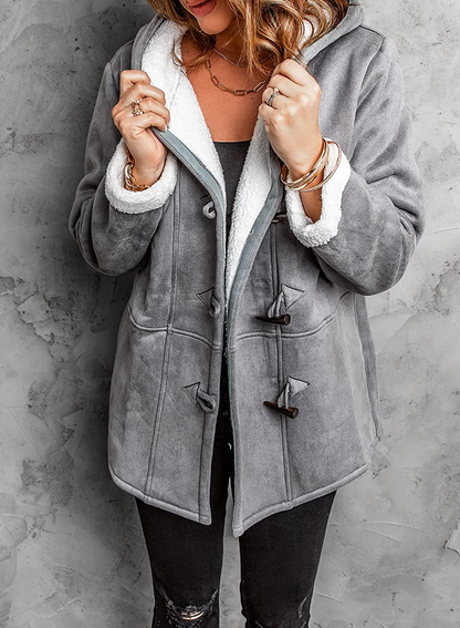 Chaqueta Deportiva Acogedora con Capucha de Felpa