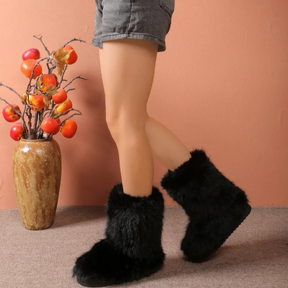 Botas Invierno Piel Imitación Aisladas