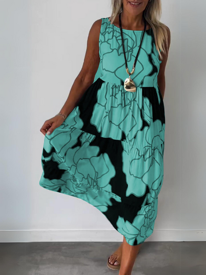Vestido Florido Estampado Mujer