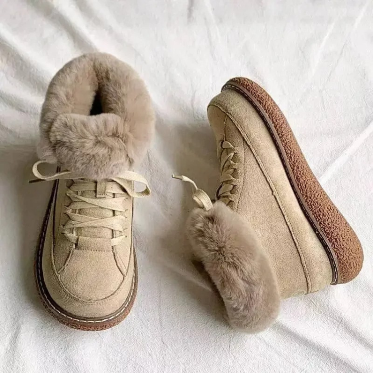 Botas Invierno Mujer Forro Peluche Impermeables