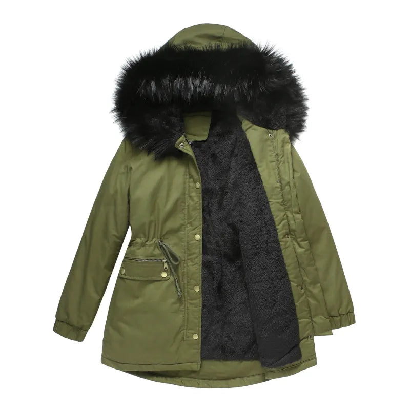 Chaquetón de algodón mujer cálido