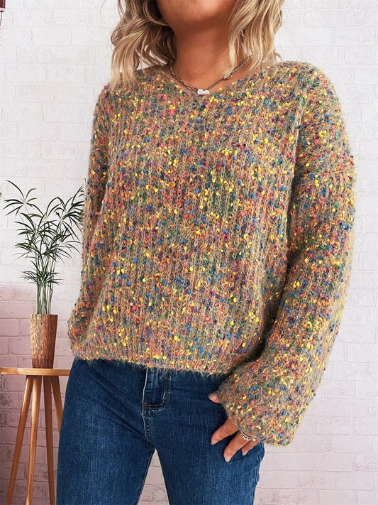 Jersey de Punto Cálido y Colorido Mujer - Vestiria