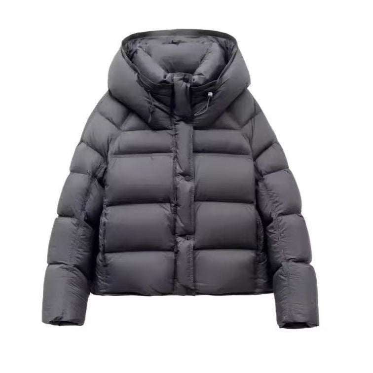 Chaqueta abrigadora mujer corte ajustado