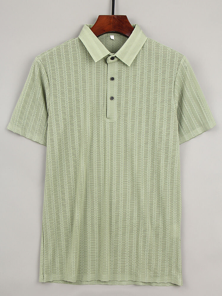 Polo Hombre Seda Elegante - Vestiria