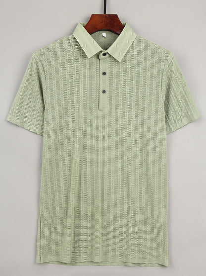 Polo Hombre Seda Elegante - Vestiria